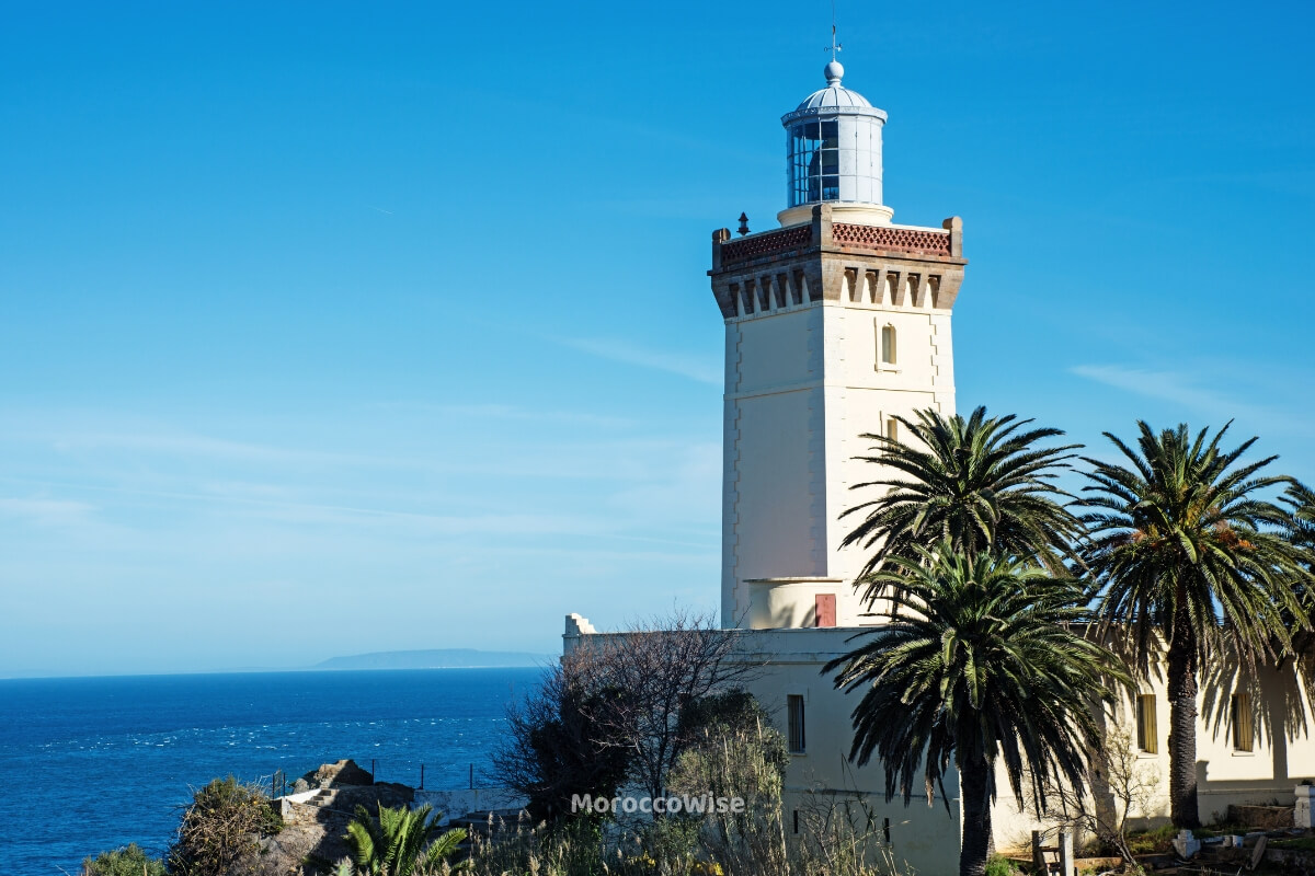 The dramatic coastal headland of Cap Spartel near Tangier